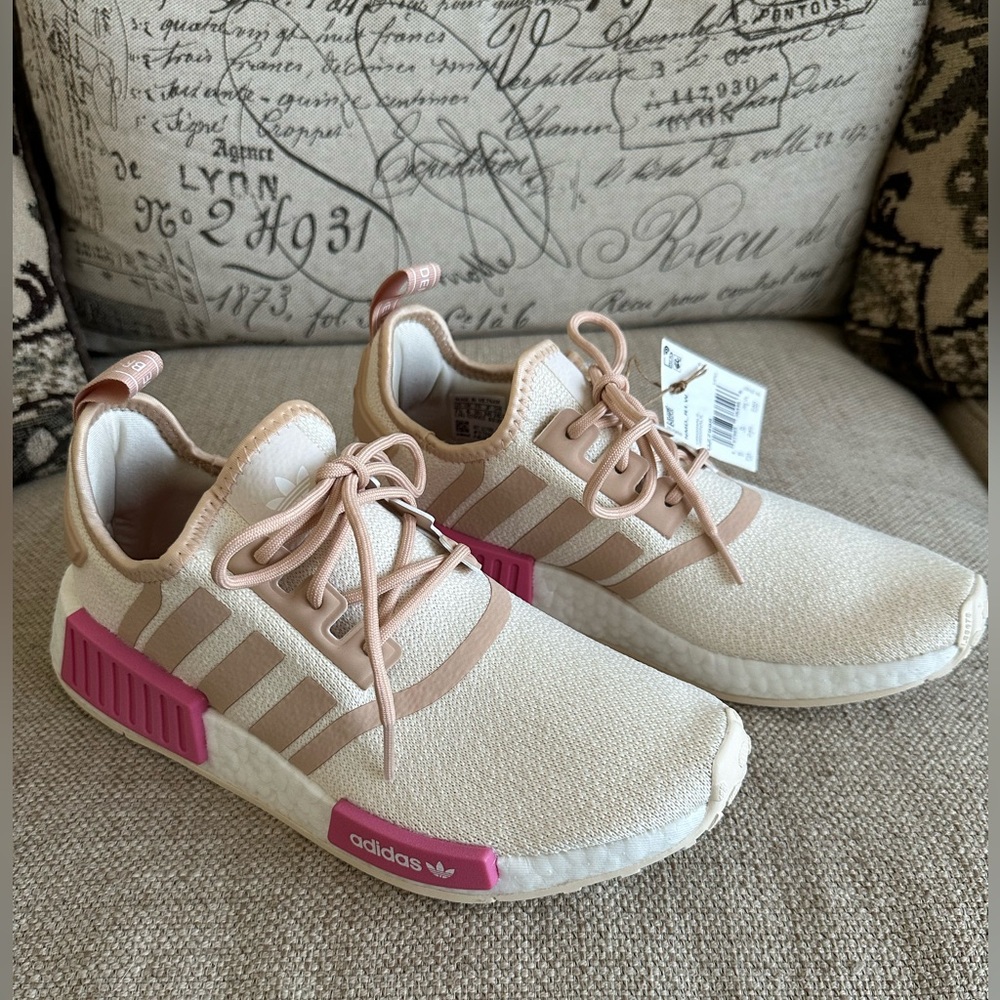 Adidas NMD_R1 Women’s Shoes - NIB (Tan/Pink/White)